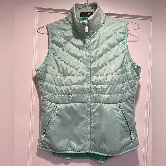 NWT Ladies RLX Golf Full Zip Cool Wool Outerwear in April Green, size small - Picture 4 of 8